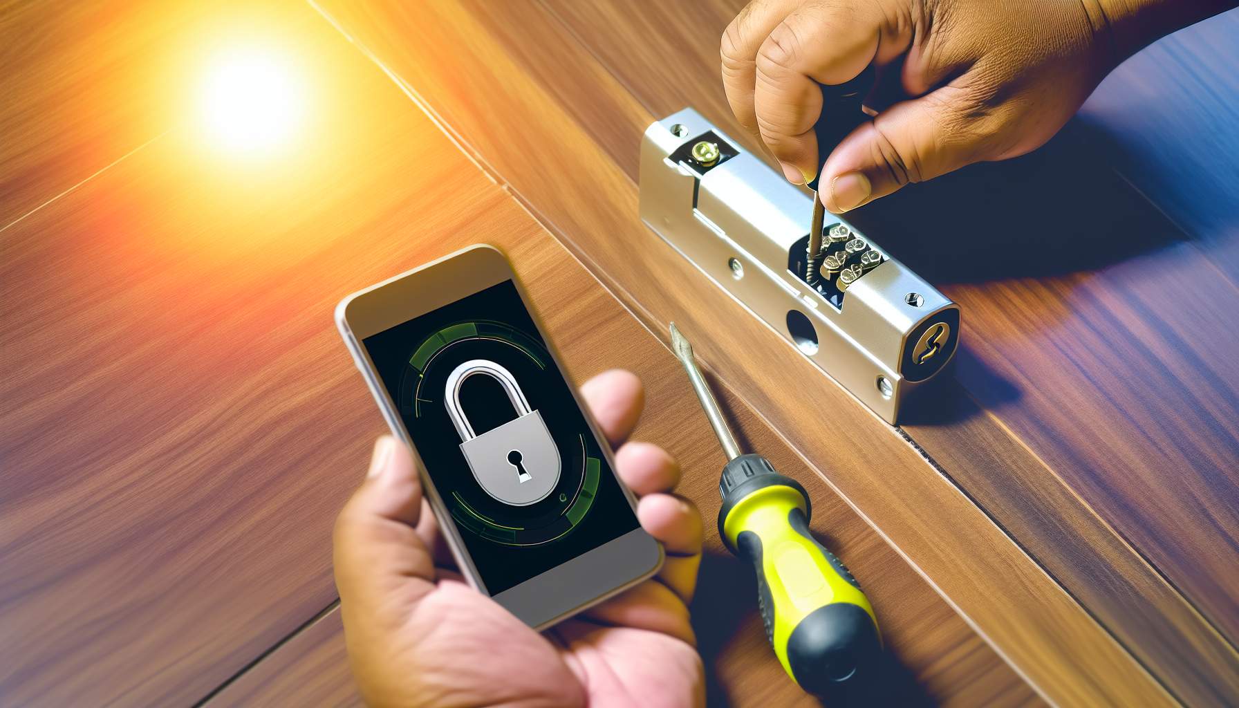 Installation serrure connectée en urgence ?