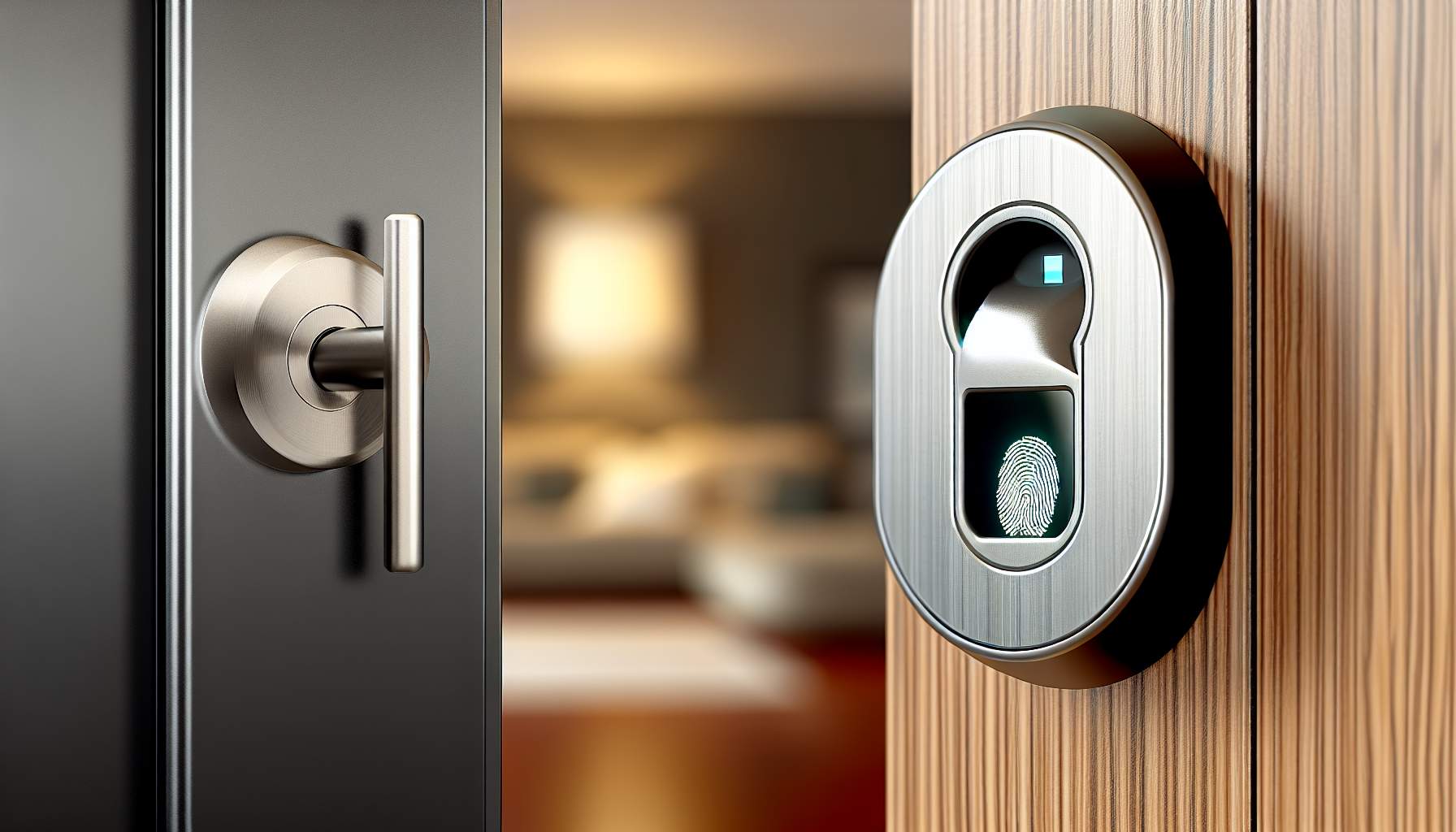 Serrure biométrique : sécurité immédiate !